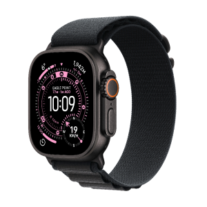 Apple Watch Ultra 3 49毫米 GPS + 流動網絡 黑色鈦金屬錶殼 配 黑色登峰手環